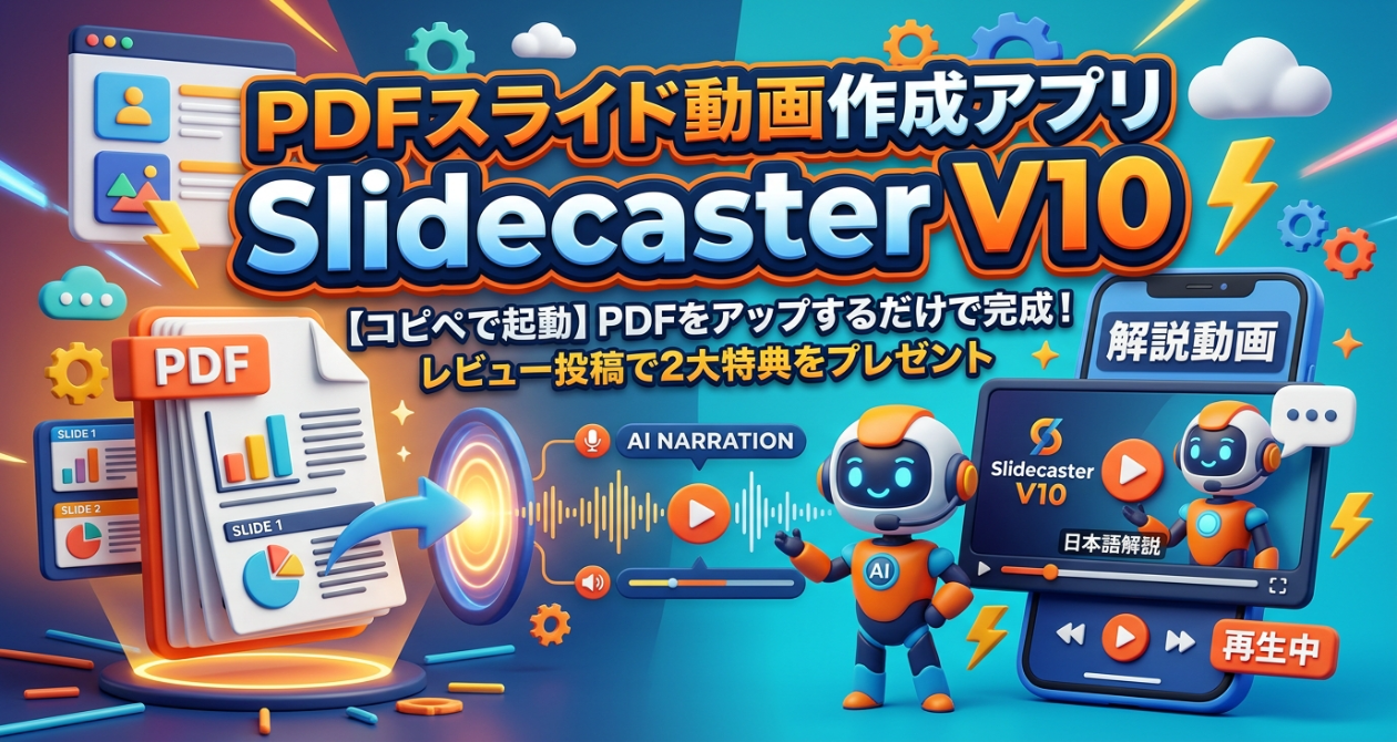 Slidecaster V10 紹介イメージ